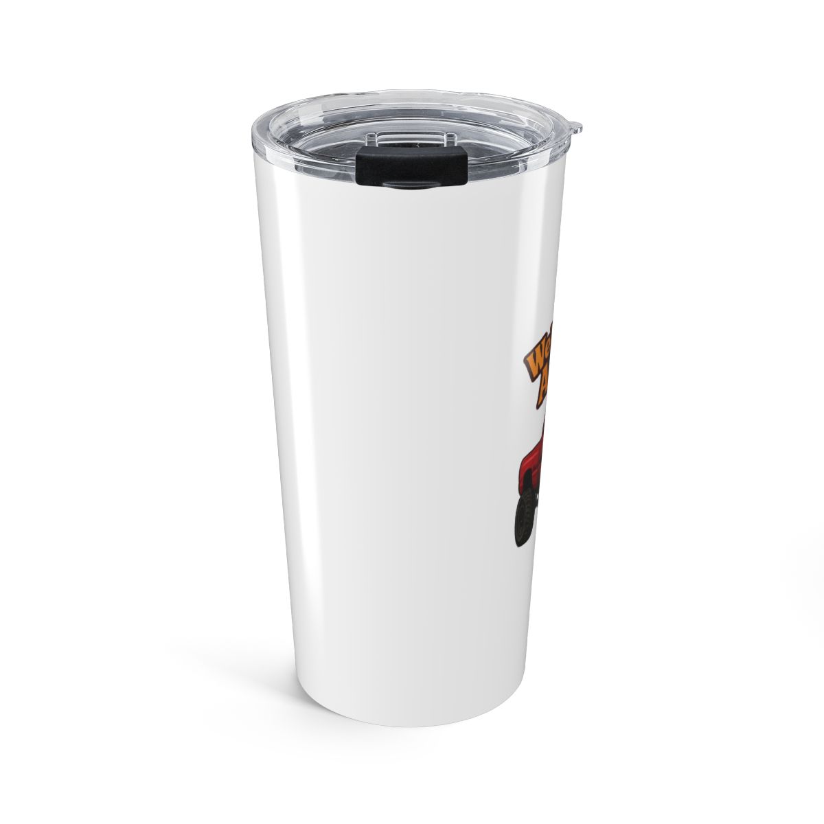 WhistlinDiesel Rusty Dodge Travel Mug - alternate angle 1, merchandise