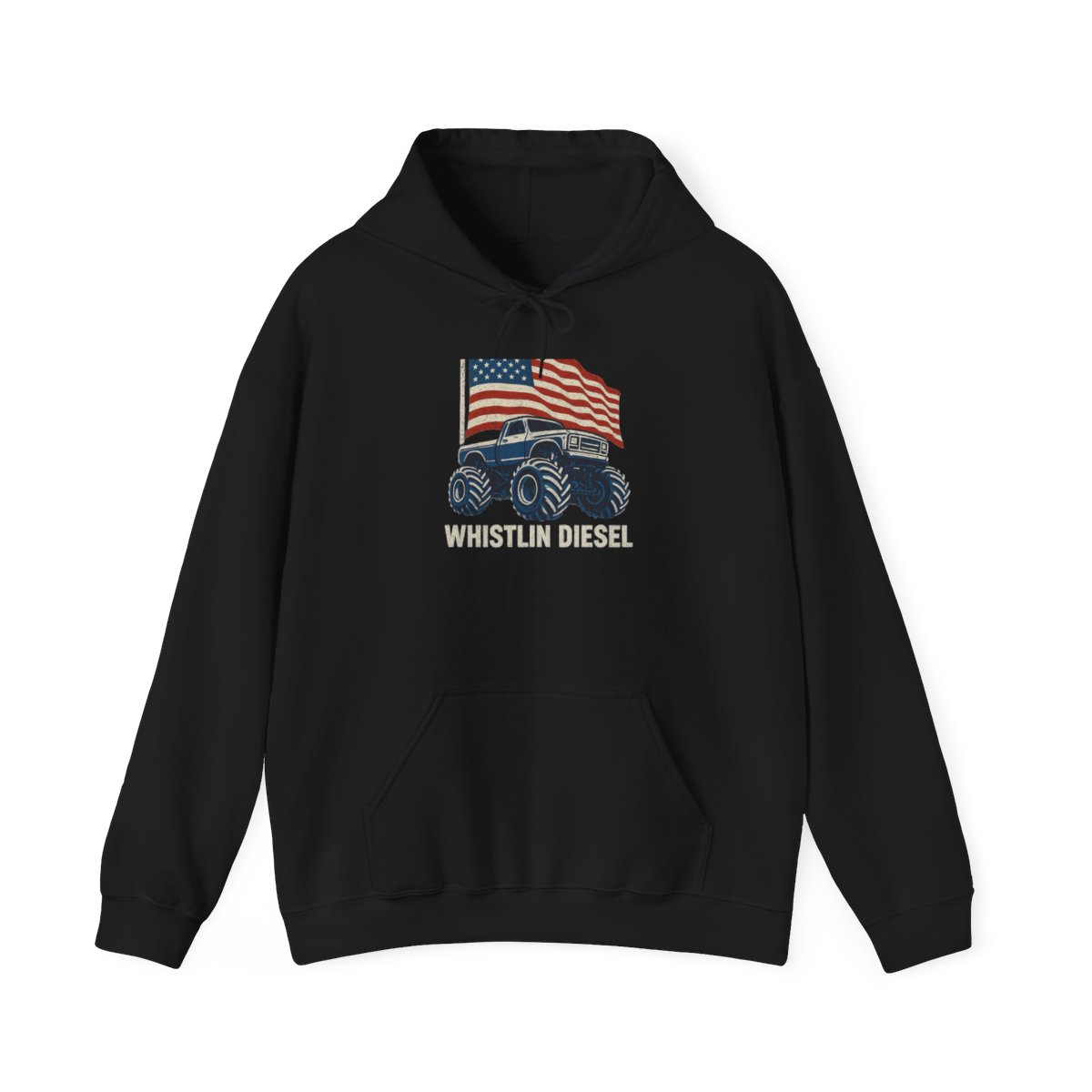Whistlin Diesel American Flag Two-Tone Hoodie - Official hoodies merchandise
